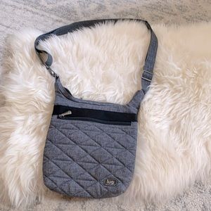 Lug skipper crossbody purse